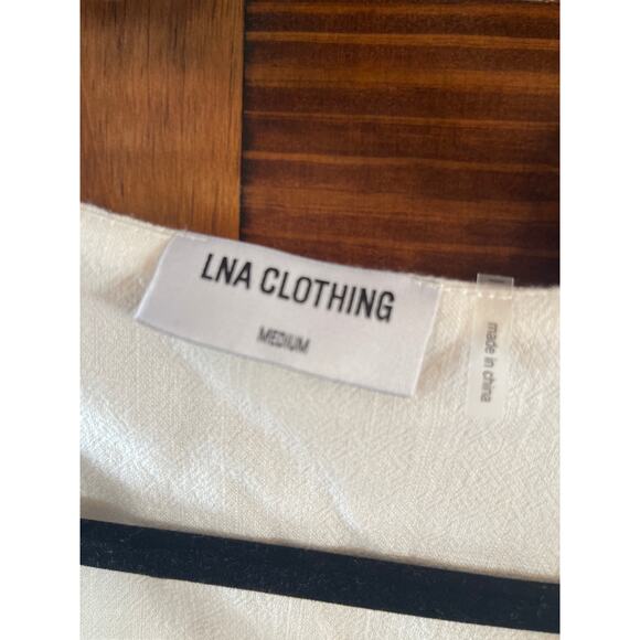 LNA KIANA LINEN PULL ON N PANT AND TOP SET MEDIUM - Picture 5 of 11